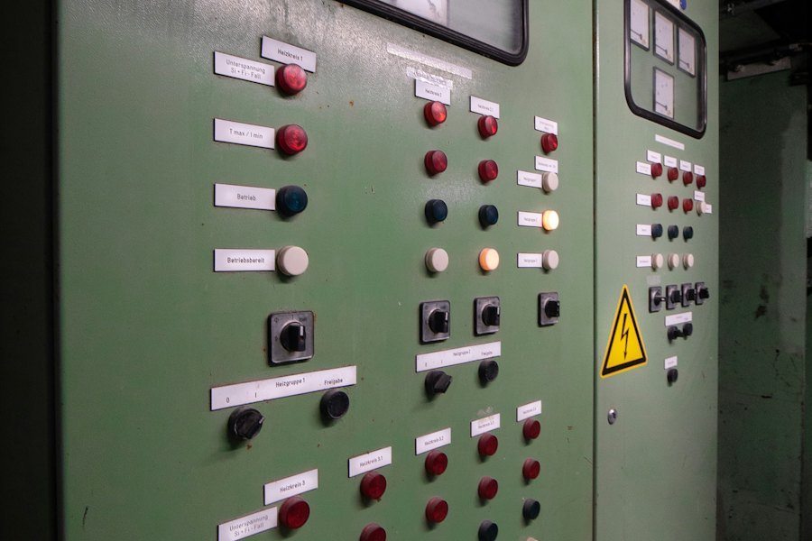 Panel de comando industrial